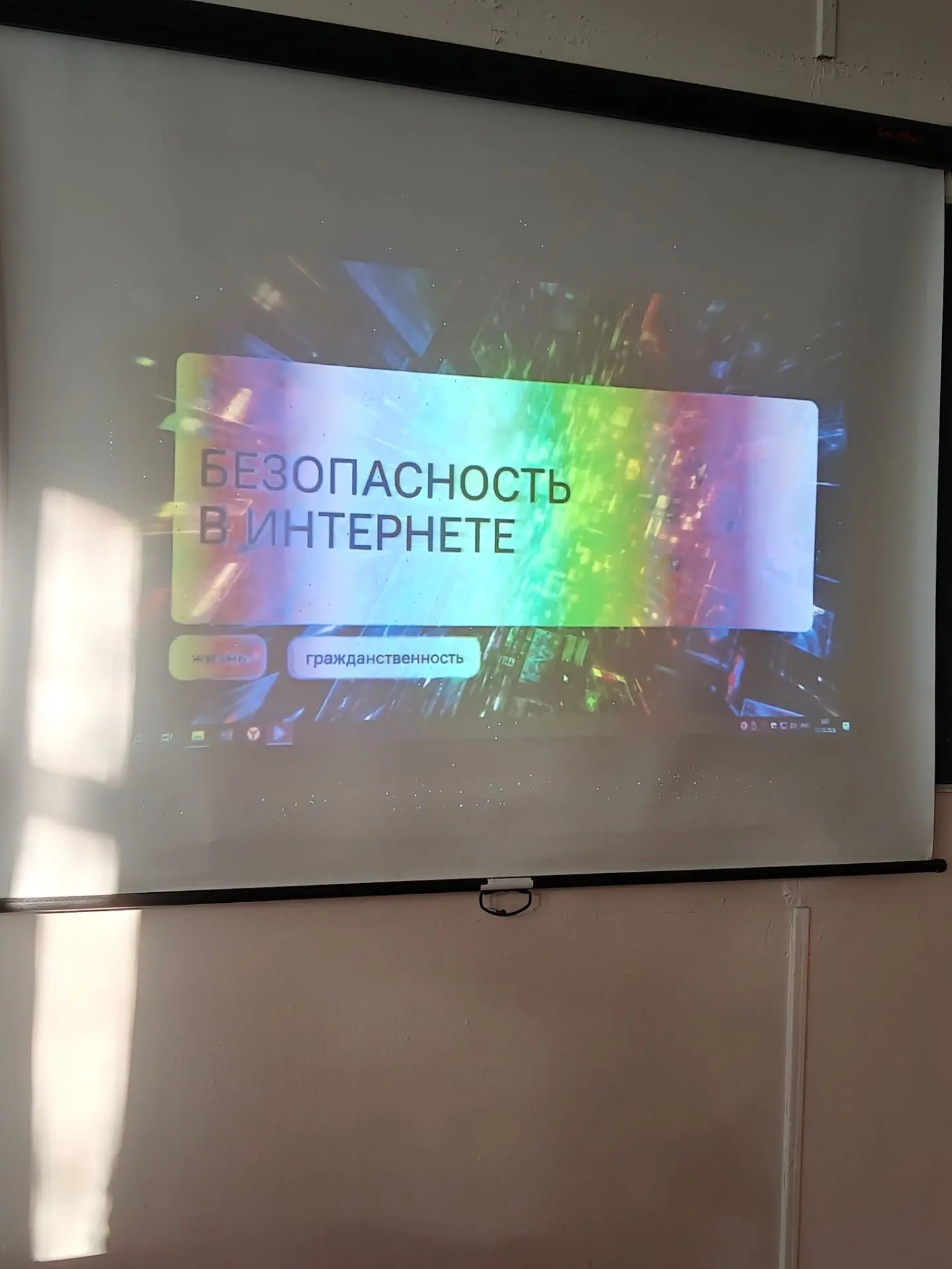 В 10а классе прошло занятие "Безопасность в интернете"