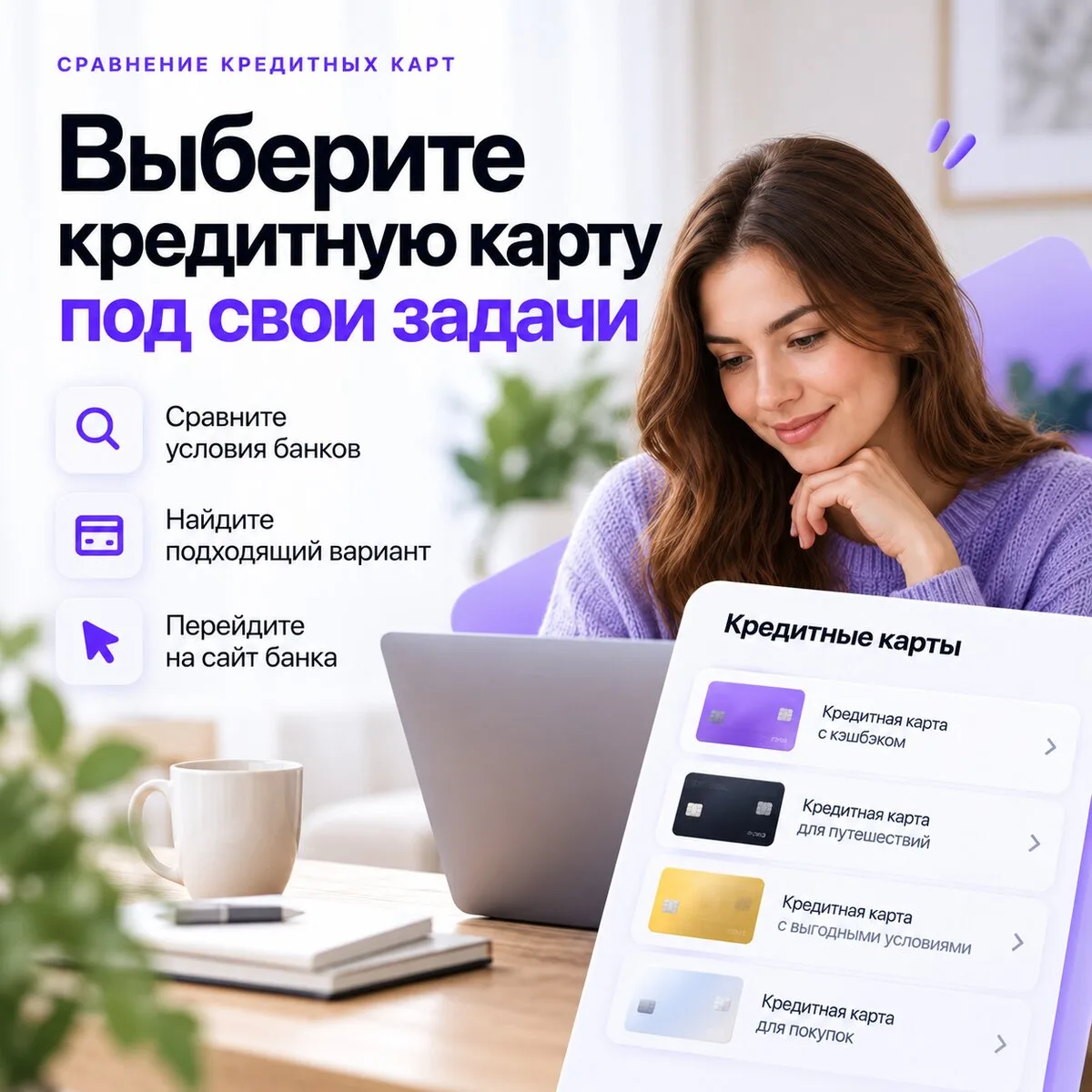 Кредитная карта нужна? Сравните предложения банков