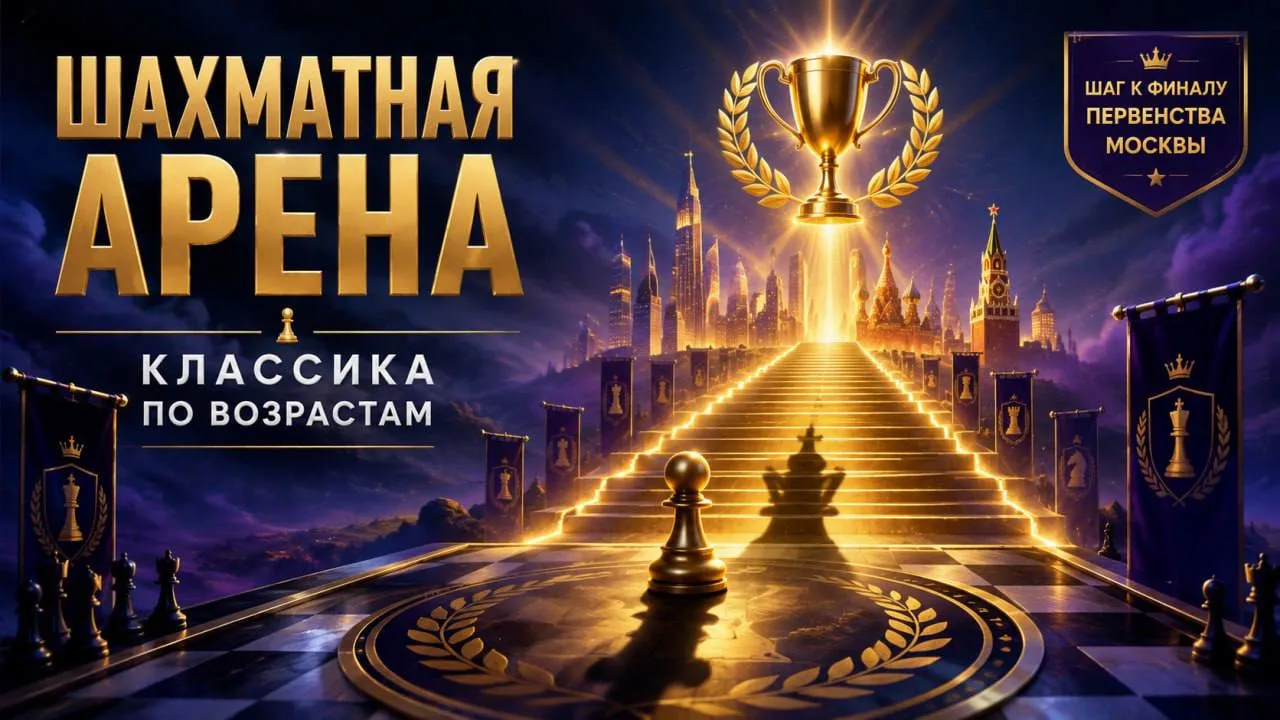 Приглашаем принять участие в турнире «Шахматная Арена». Классика по возрастам.