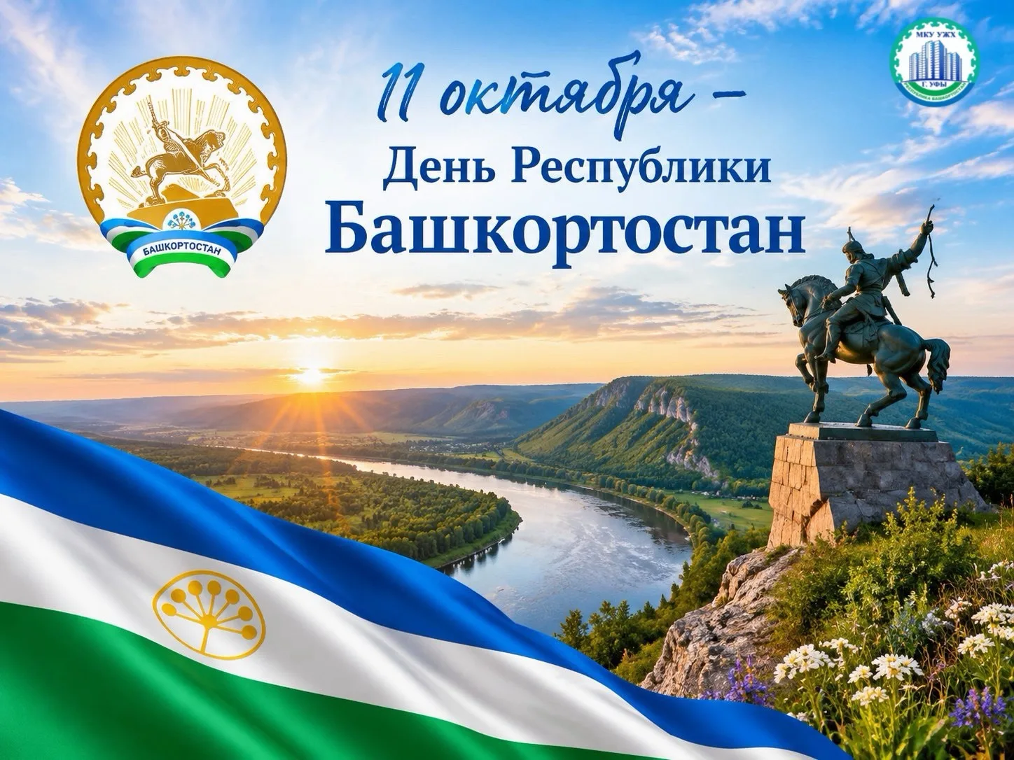 💙🤍💚С Днём Республики Башкортостан!