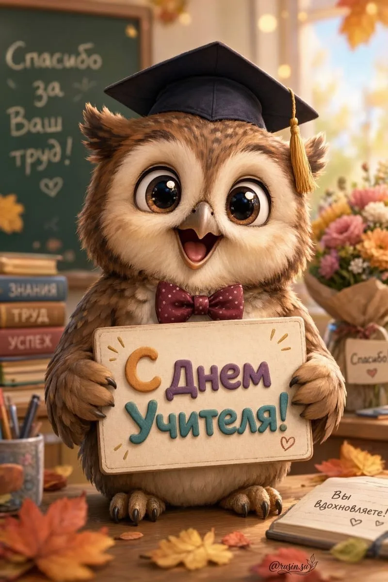 🎓 Кафедра ИАОиБУ поздравляет с Днём учителя! 🌷