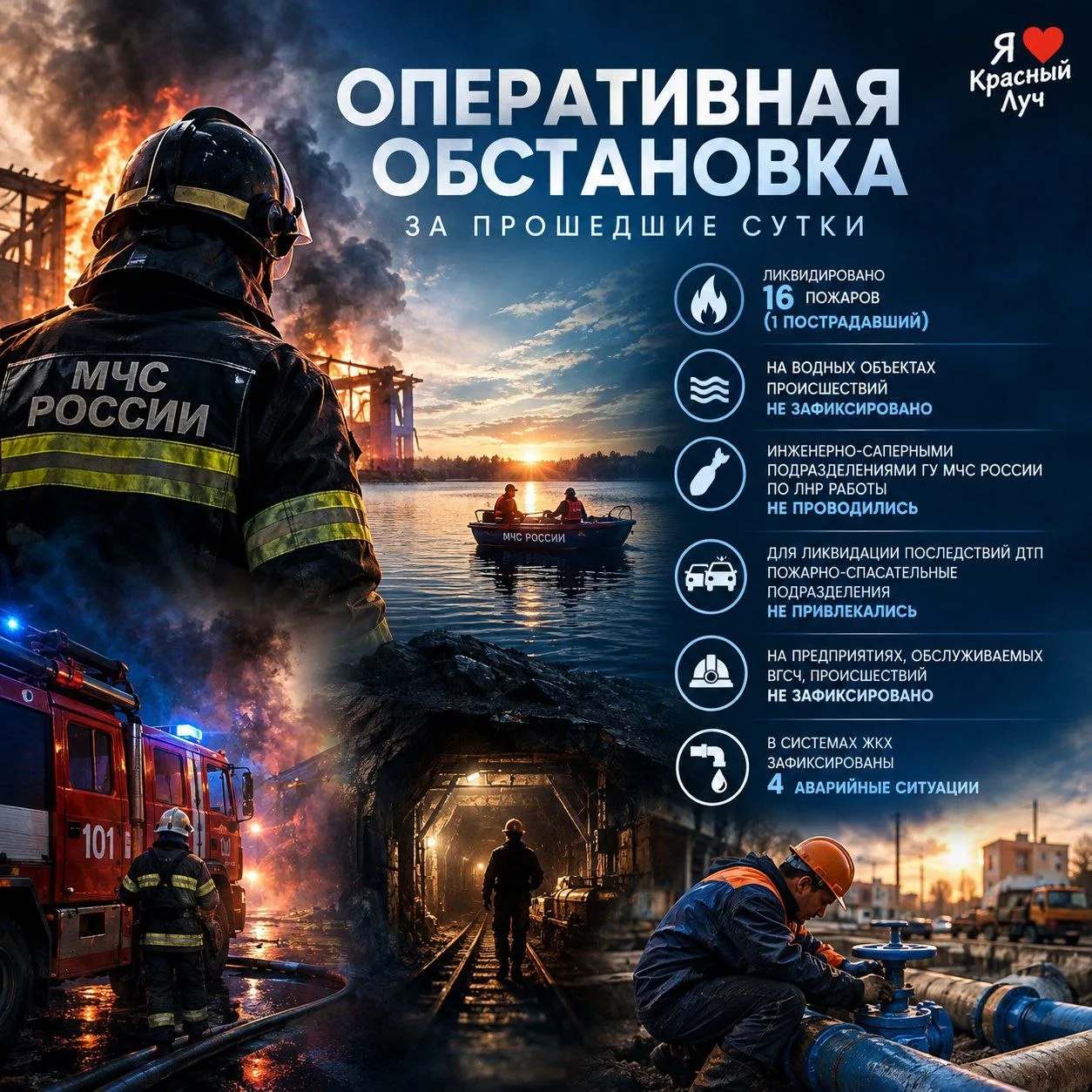 Оперативная обстановка за прошедшие сутки: