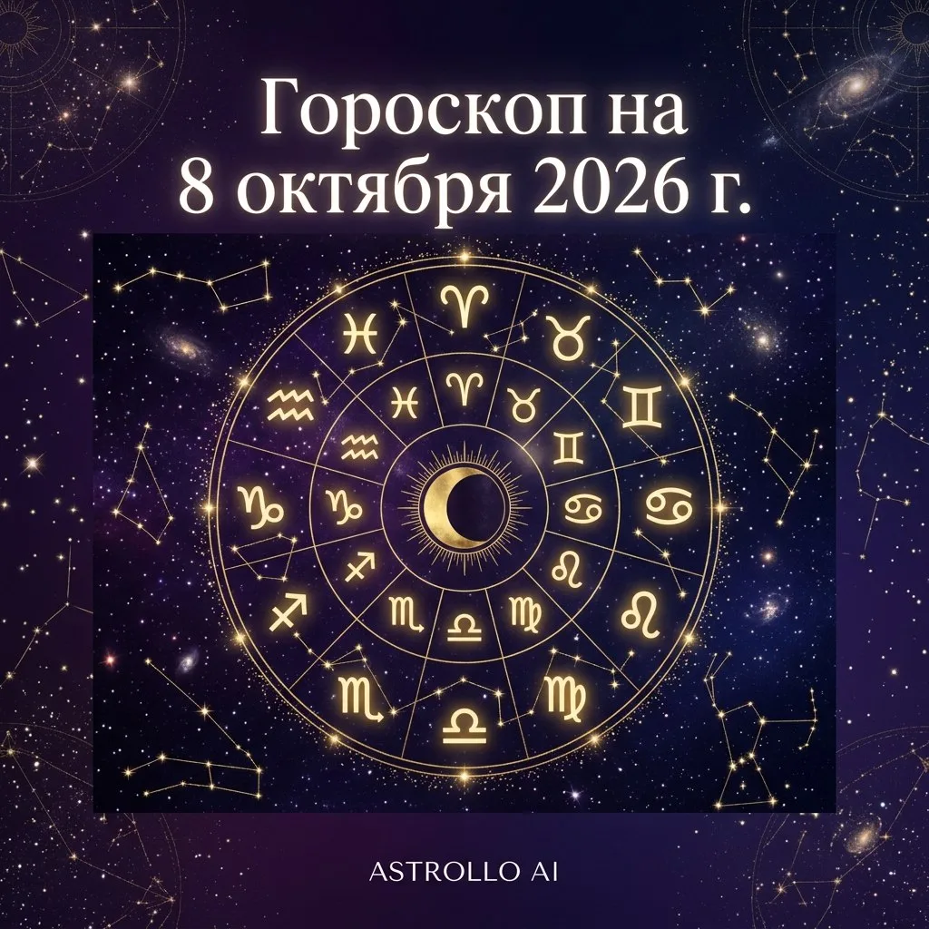 🔮 Гороскоп на 8 октября 2026 г.