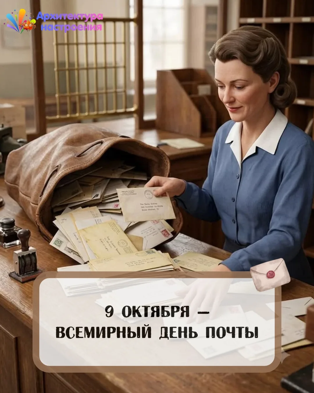✉ 9 октября — Всемирный день почты