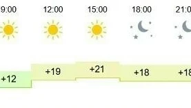 1) В Липецке завтра потеплеет до +21°☀️