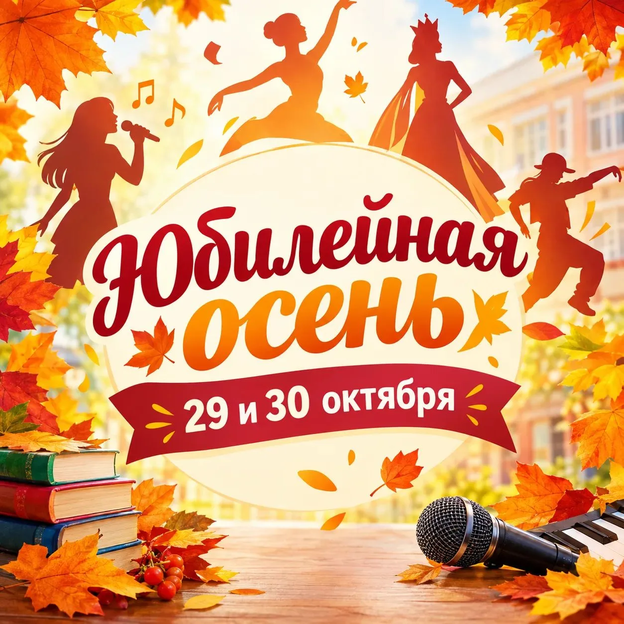 🍂 «Юбилейная осень» в школе: объявляем творческий конкурс! 🍁✨
