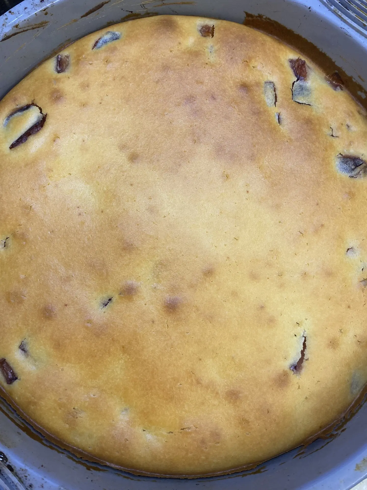 This golden pie is after another 30 minutes in the oven.