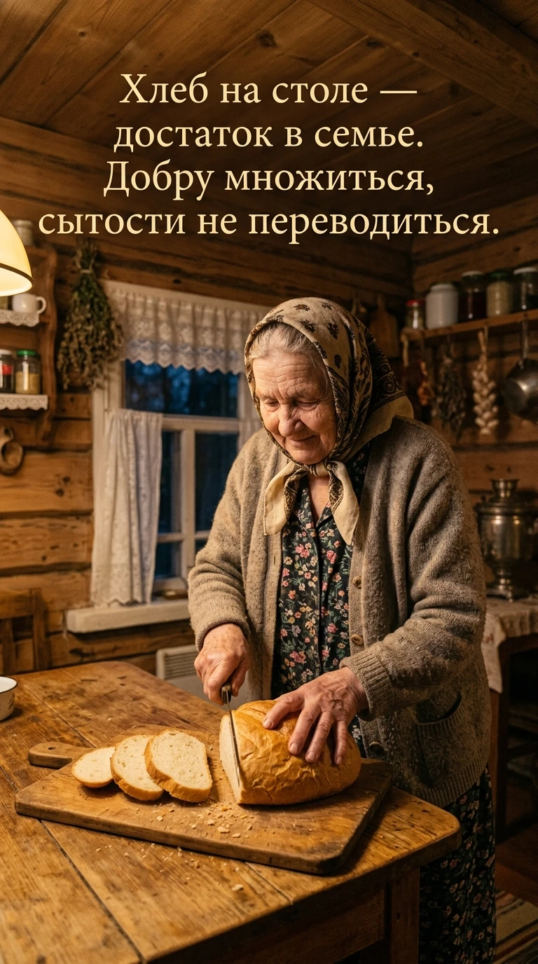 🍞 Свежий хлеб: вечерний секрет домашнего достатка ☁️