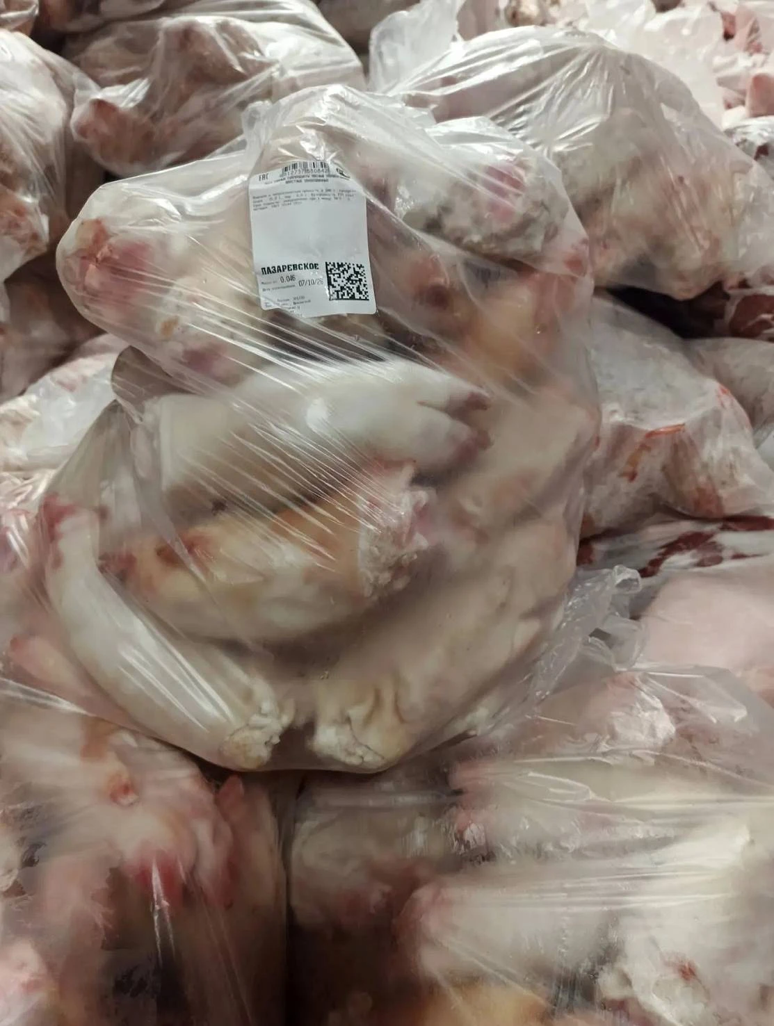 Тип продукции: Ноги свиные