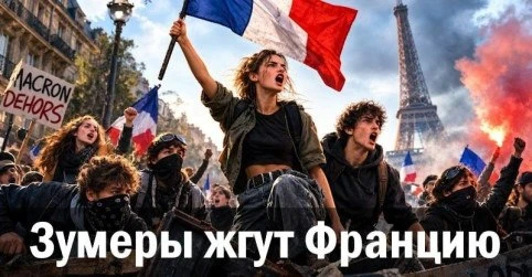 Зумеры жгут Францию