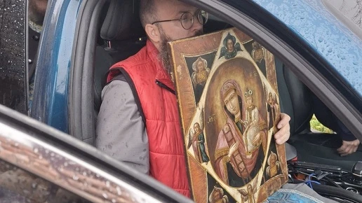 В Калуге на Правобережье провели обряд для защиты города