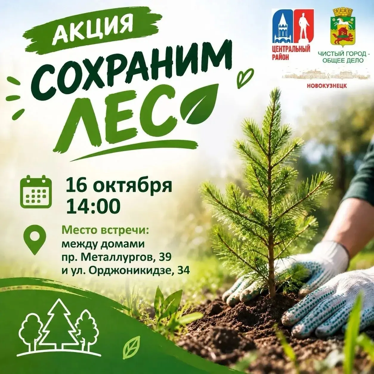🌿 Присоединяйтесь к акции «Сохраним лес»! 🌿