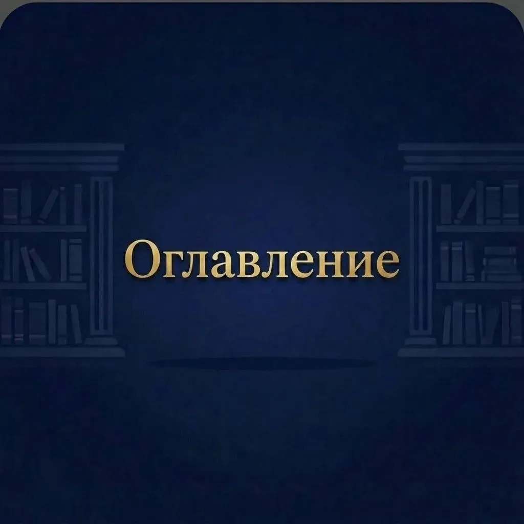 Оглавление: продолжение