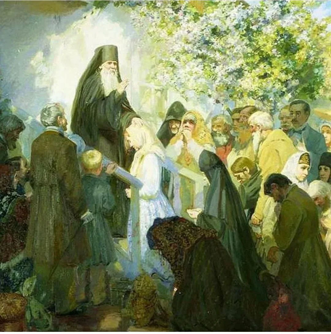 Отчего человек бывает плох? Оттого, что забывает, что над ним Бог.