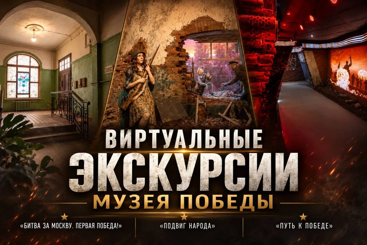 В понедельник Музей Победы закрыт, но онлайн мы всегда с вами!