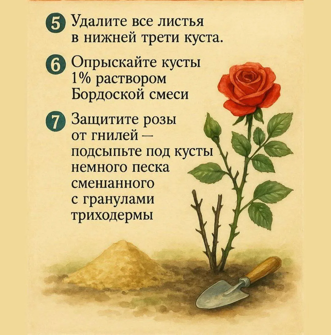 🌹 Подготовка роз к зимнему периоду