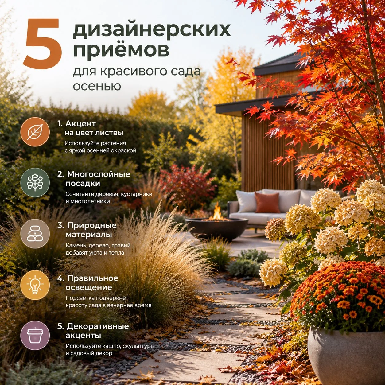 🍂 УЧАСТОК ОСЕНЬЮ ВЫГЛЯДИТ ПУСТЫМ? Вот что нужно изменить!