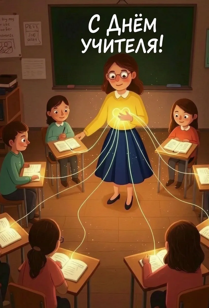 С Днём учителя, дорогие друзья!