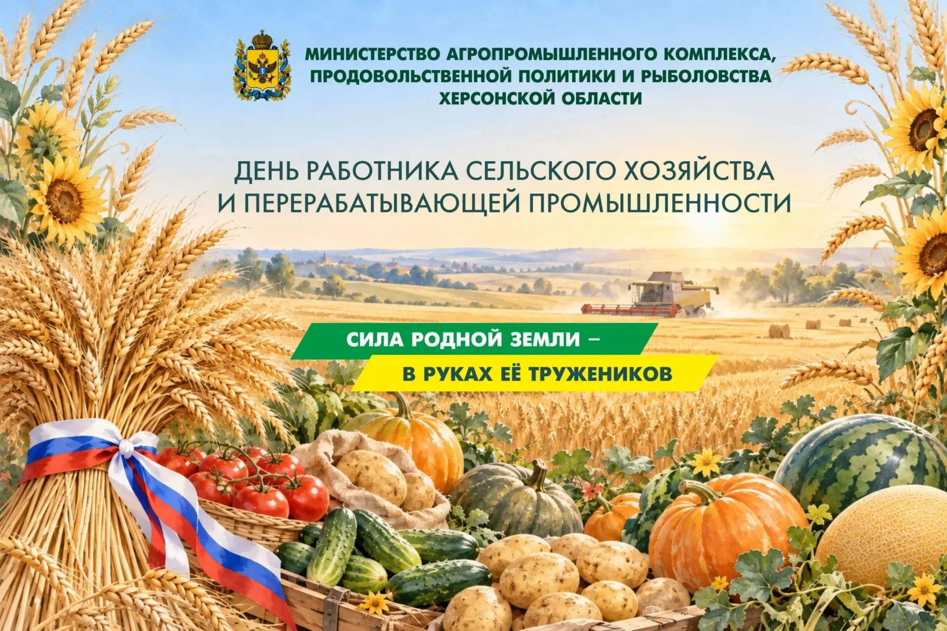 Уважаемые труженики агропромышленного комплекса Херсонской области!