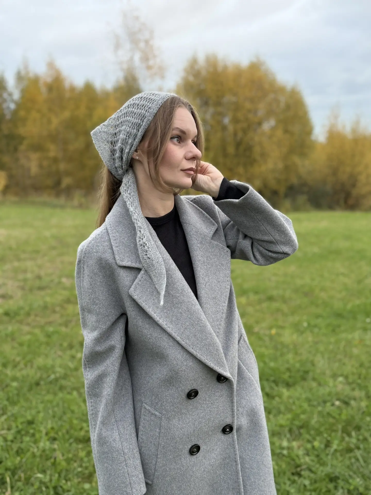 Описание и видео мастер-класс по вязанию косынки 🍂🧶