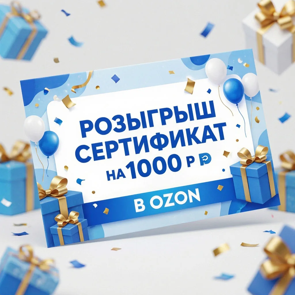 🎁 Дарим Сертификат Ozon
