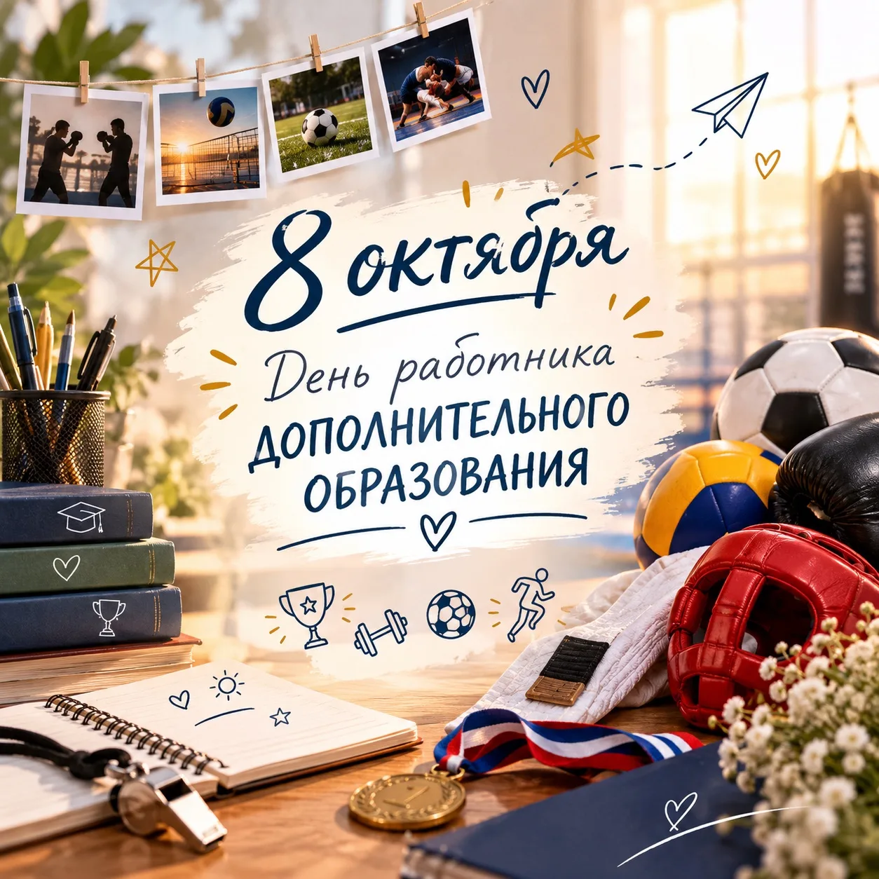 🎉 8 октября — День работника дополнительного образования!