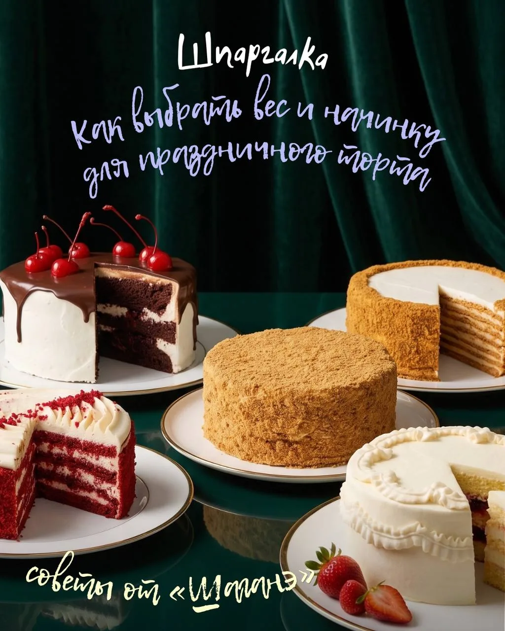 🎀 Как выбрать торт, чтобы все гости остались в восторге и никто не ушёл без кусочка? Д...