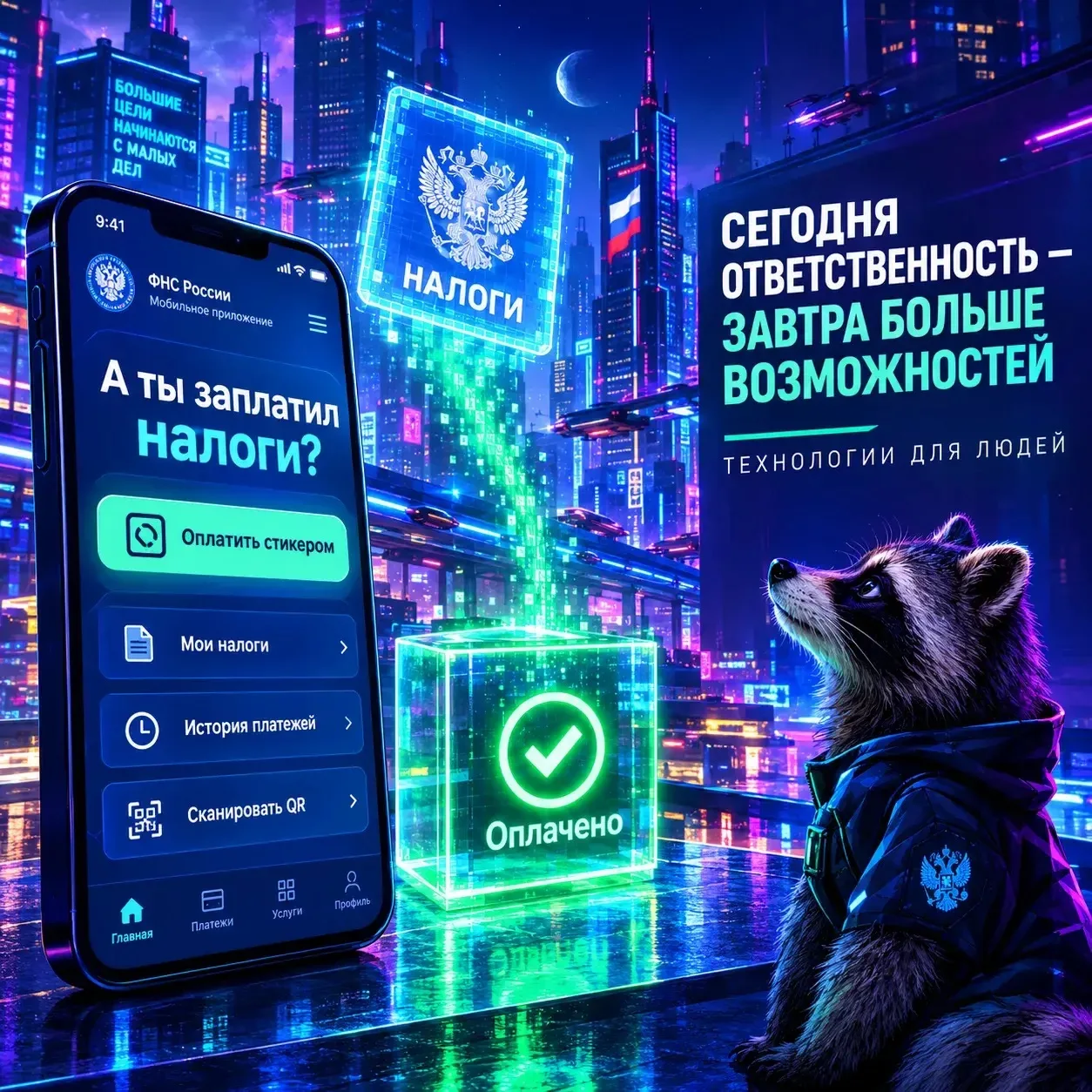 🇷🇺 Плати налоги — активируй спокойствие!