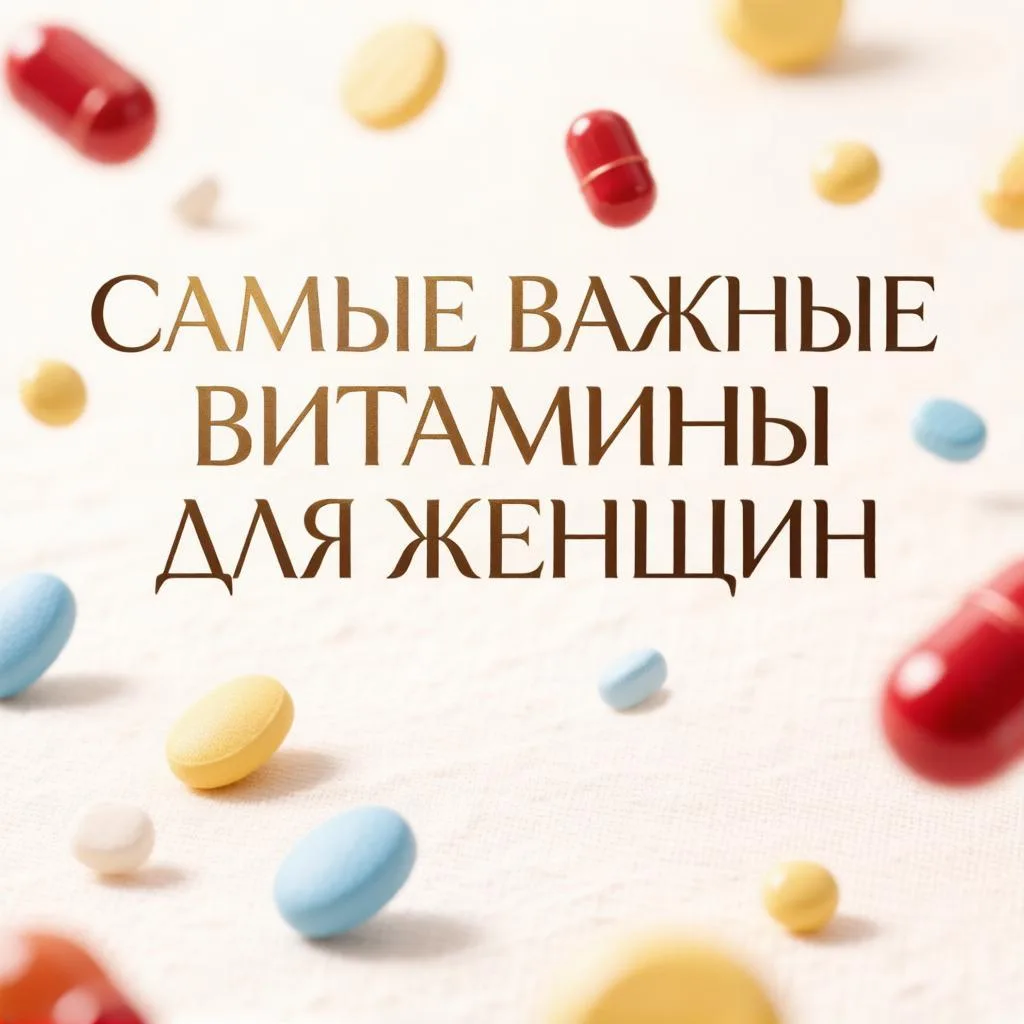 Топ-7 незаменимых витаминов для женского здоровья