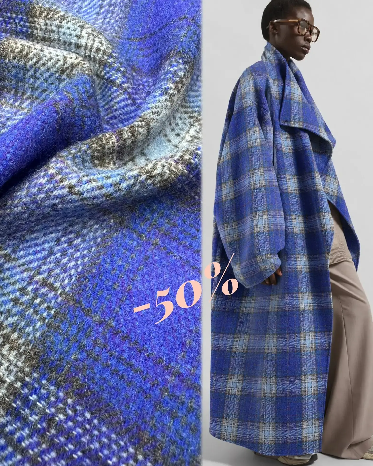 ✨СКИДКА 50% НА ПОТРЯСАЮЩУЮ ПАЛЬТОВО-КОСТЮМНУЮ ТКАНЬ✨