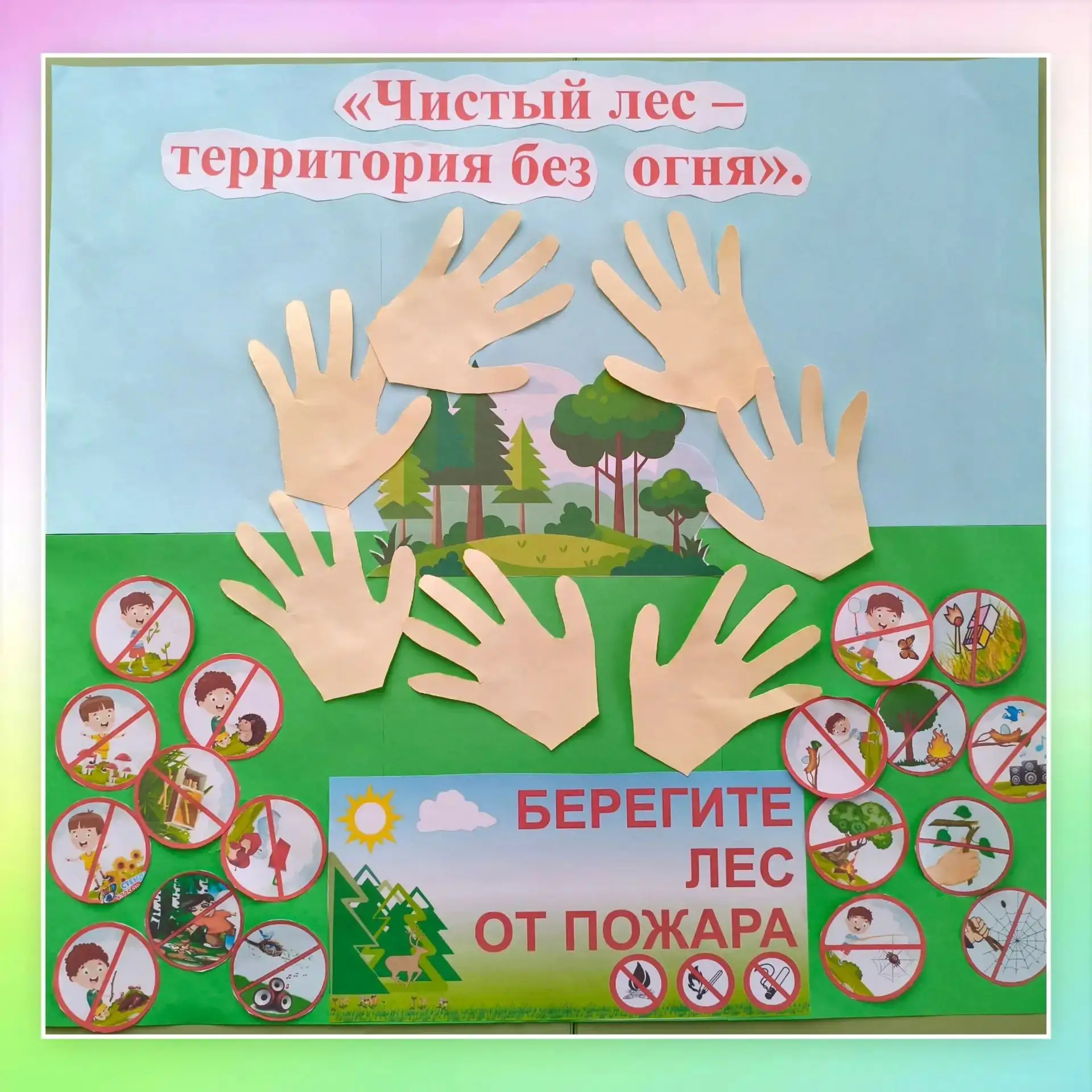 Зеленый лес, чистый воздух и никакой опасности! 🌳❌🔥