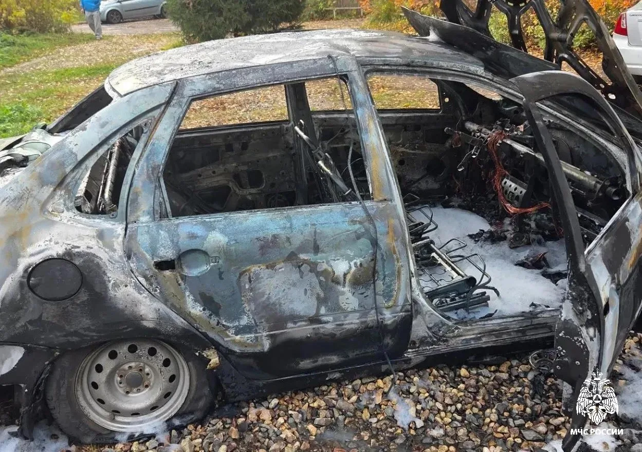 Утром 15 октября в деревне Борок Костромского района загорелся гараж. Огонь уничтожил п...