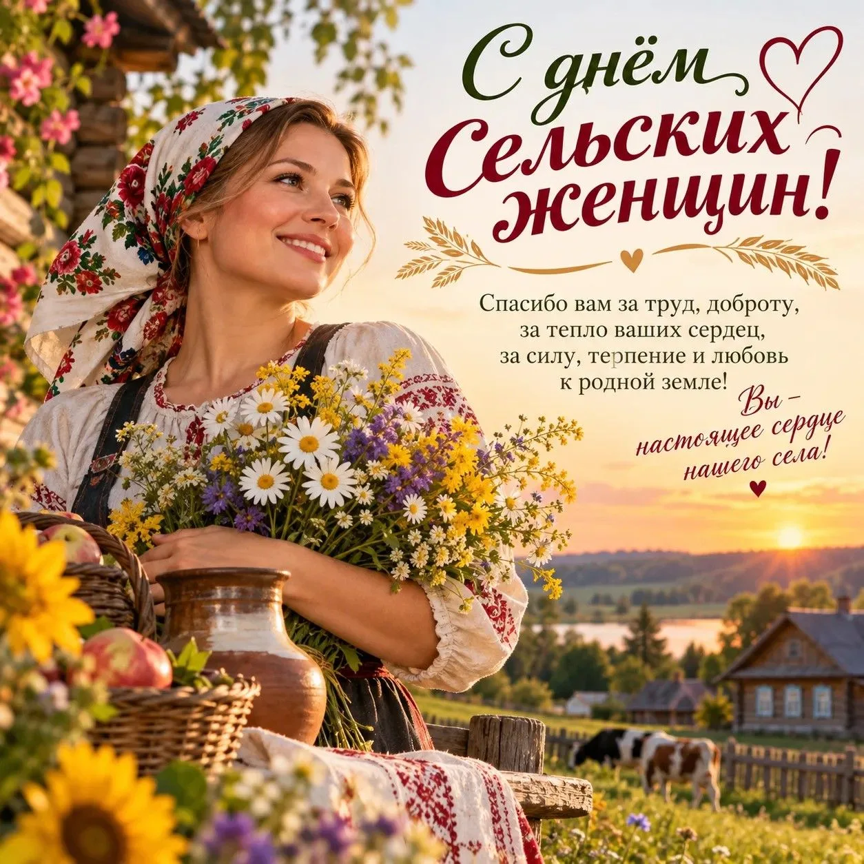 С Днём сельских женщин!