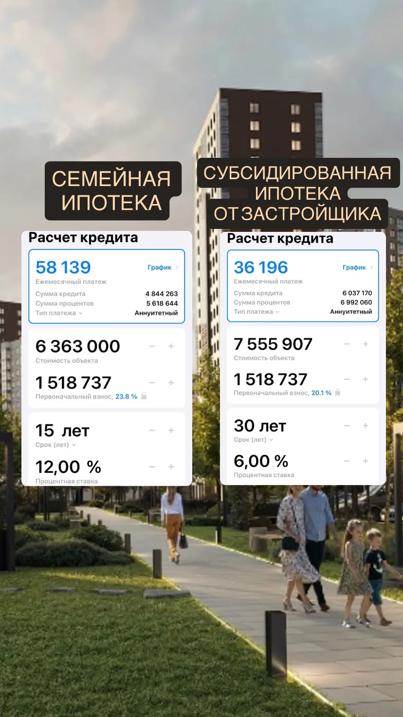 Меньше недели назад вступили в силу новые условия семейной ипотеки, а застройщики уже п...