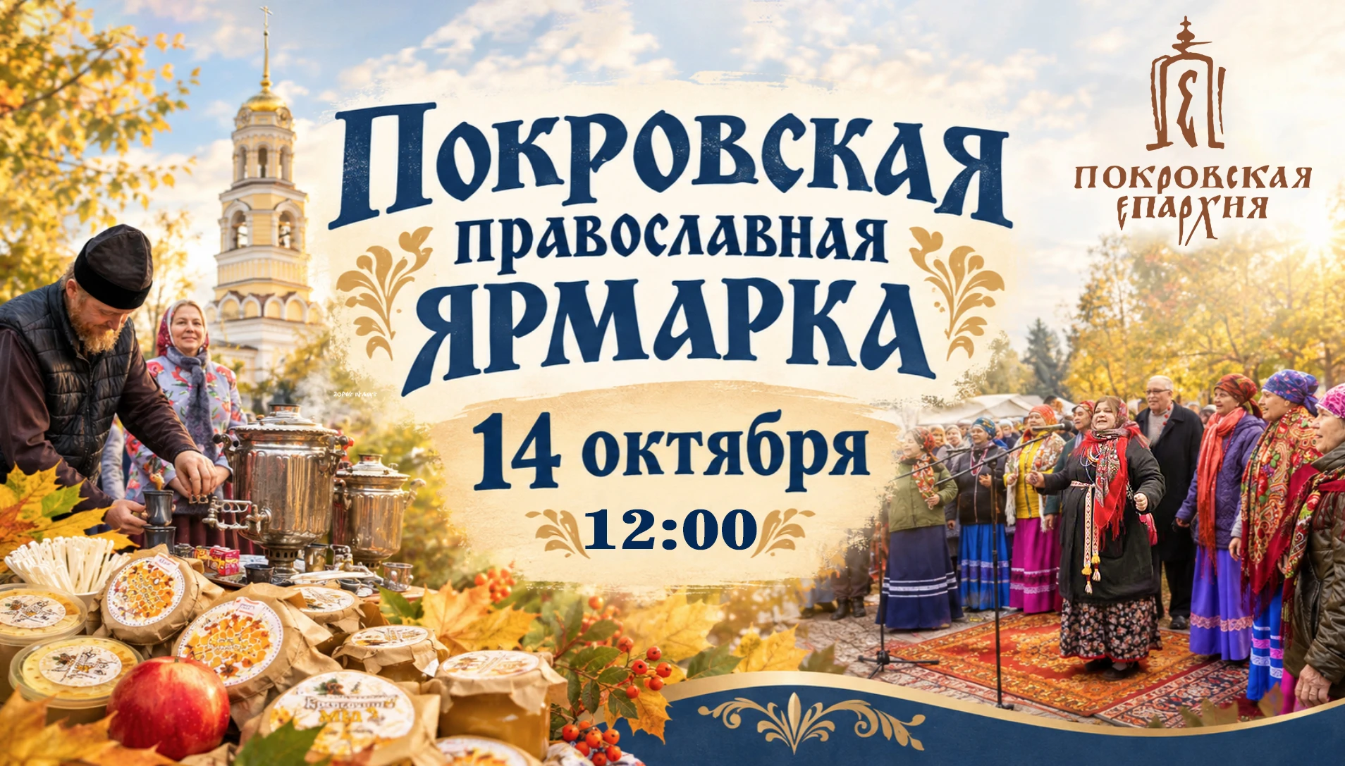 Дорогие покровчане и гости города, приглашаем Вас на Покровскую православную ярмарку!