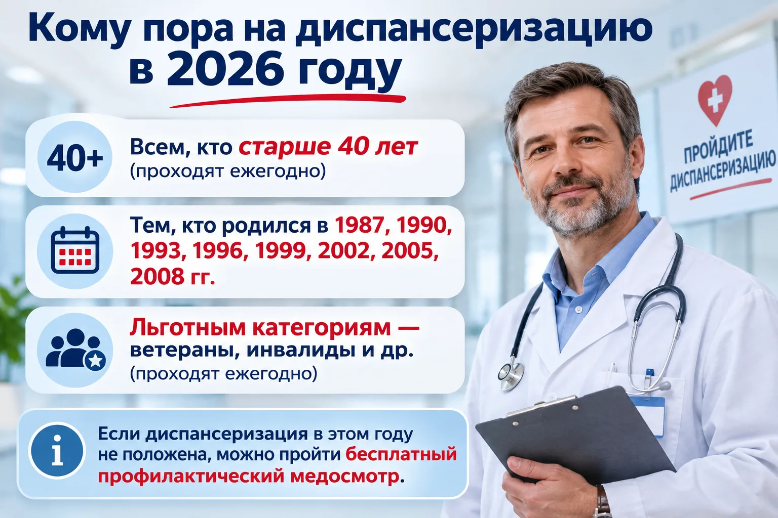 🩺 Диспансеризация-2026