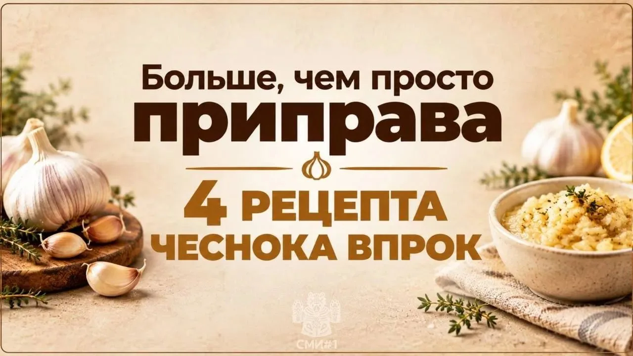 Заготавливаем чеснок на зиму.