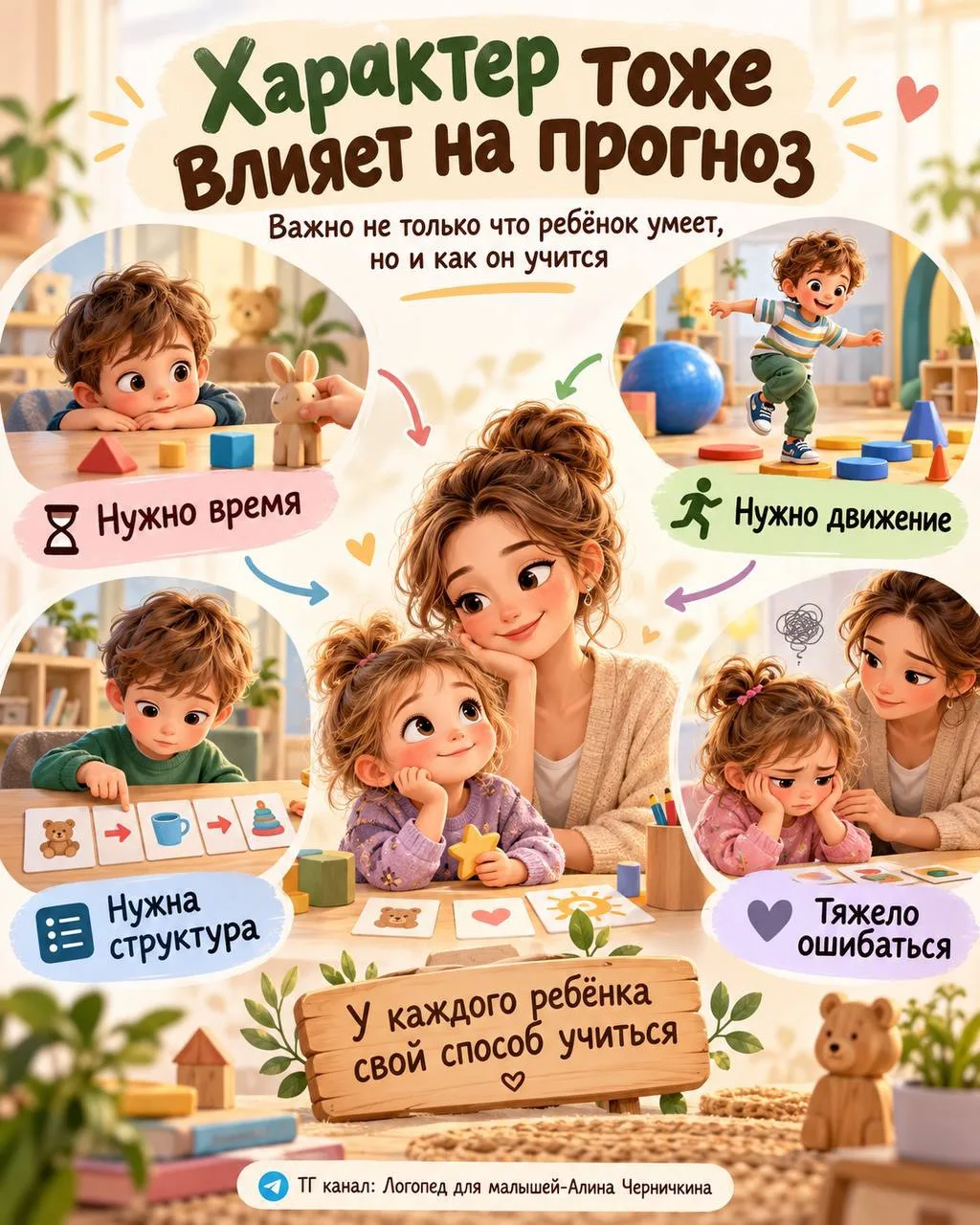 Характер тоже влияет на прогноз