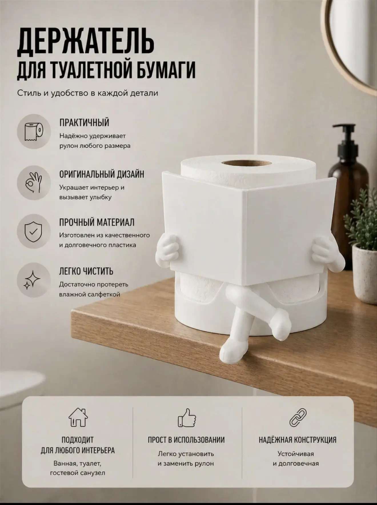 Оригинальные аксессуары для туалетной бумаги🧻 😁