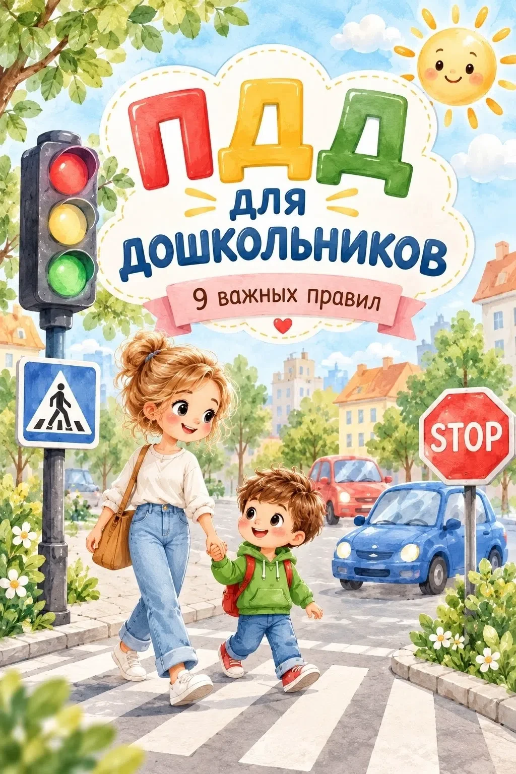 🚔🚦ПДД для дошкольников!