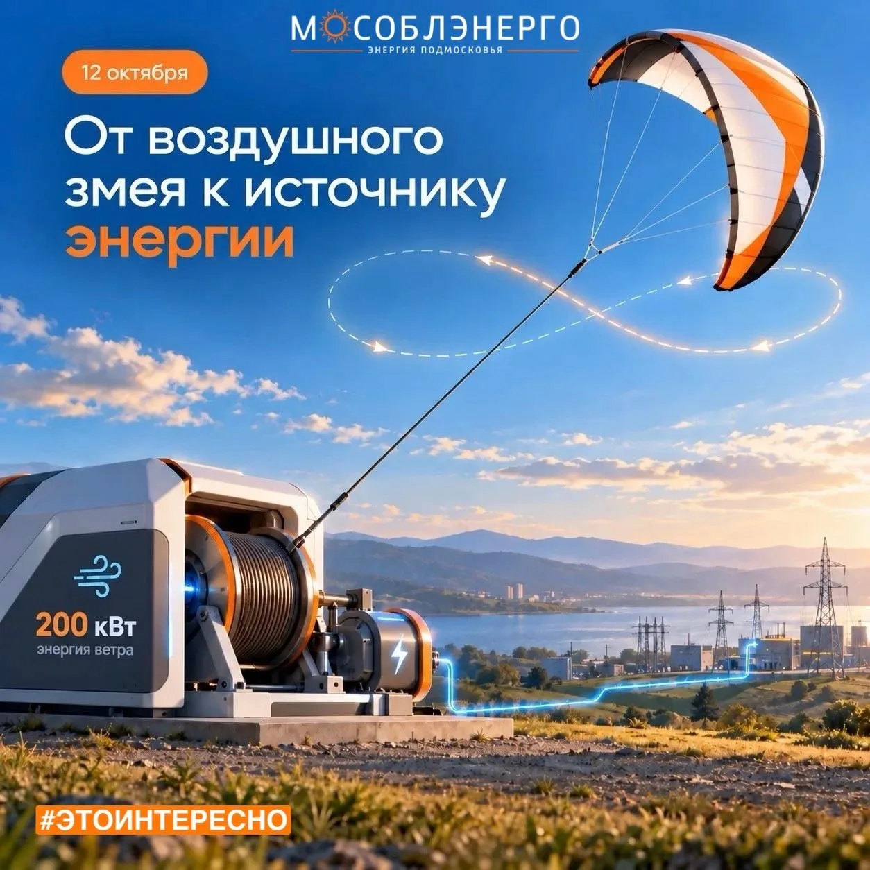 От воздушного змея к источнику энергии