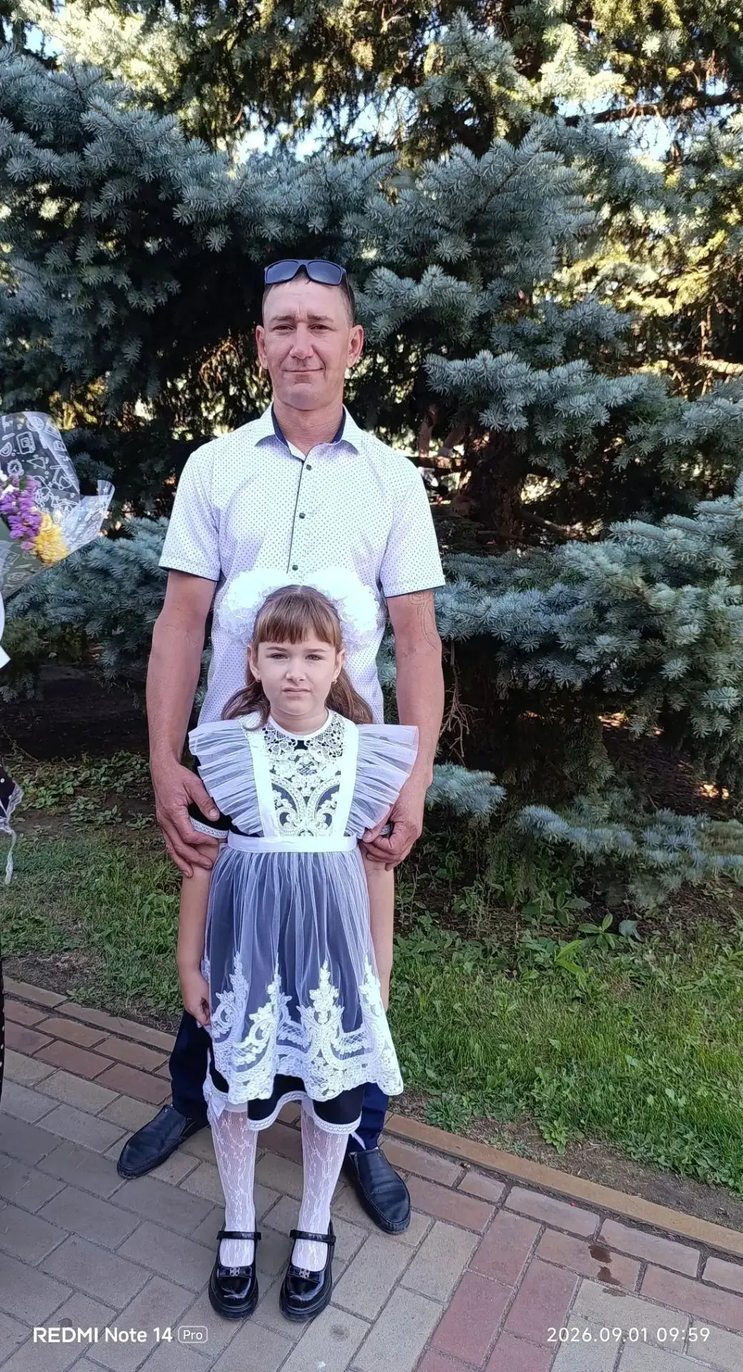Ученица 1а класса Голева Алиса принимает участие в акции «Вместе с папой»: