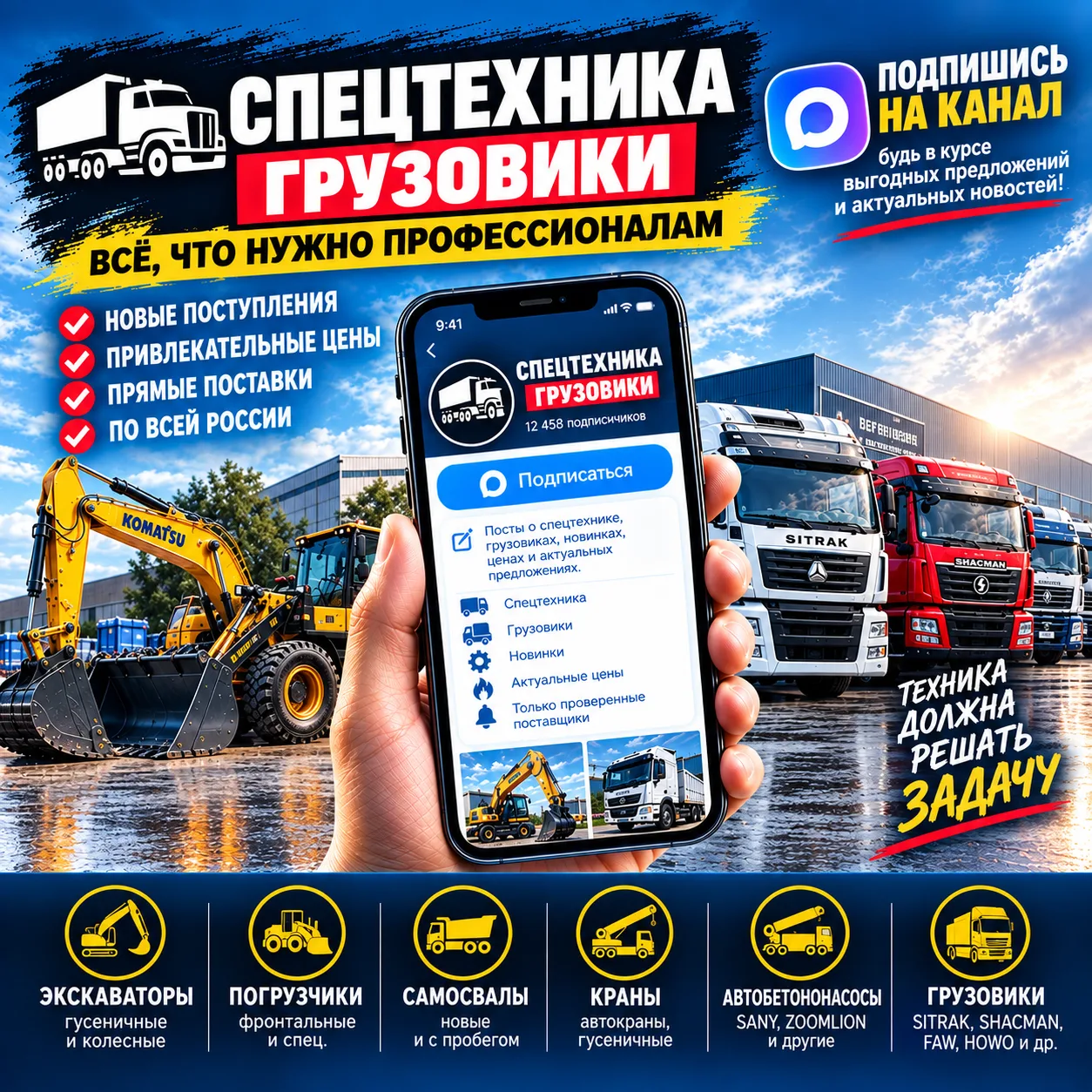🚛 СПЕЦТЕХНИКА И ГРУЗОВИКИ
