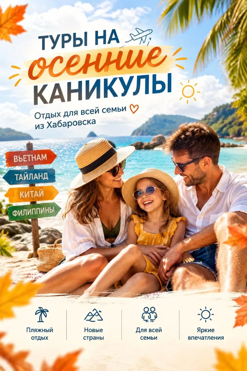 🍁✈️ ТУРЫ НА ОСЕННИЕ КАНИКУЛЫ