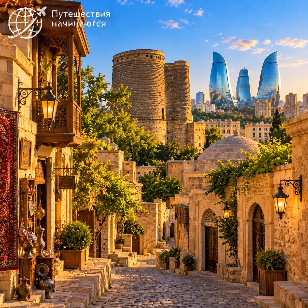 🏰 Ичеришехер — старое сердце Баку
