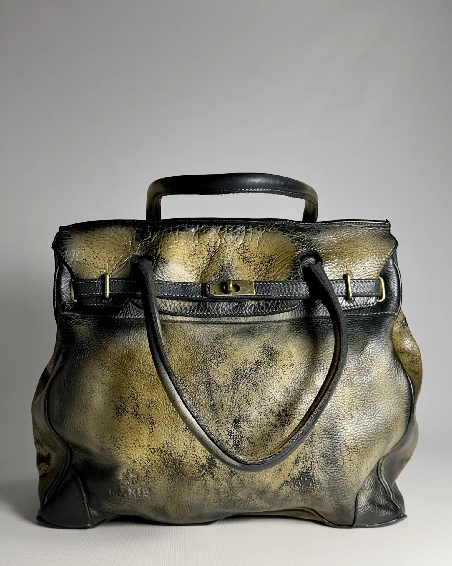 Вареная женская сумка «сейф» Мари 3930, цвет: космика.