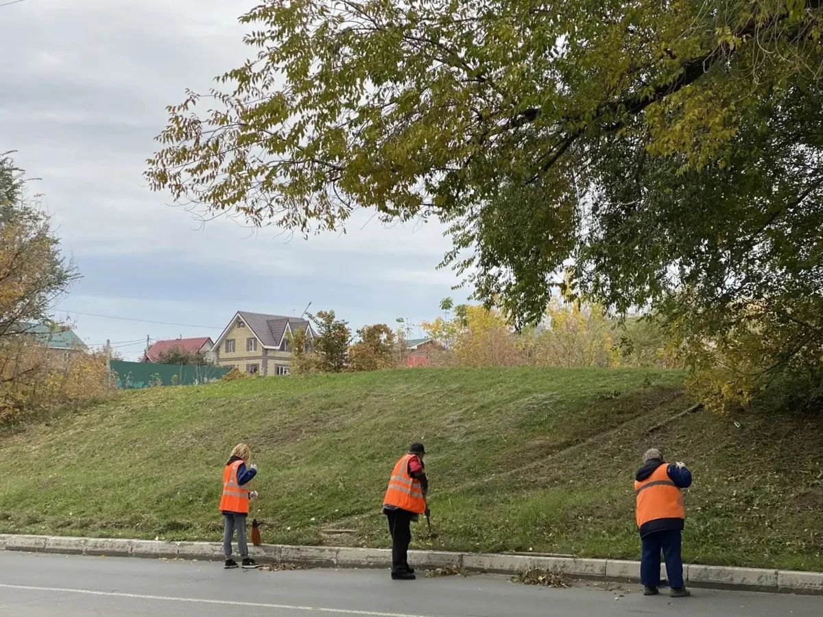 🧹🍂 Марафон чистоты: учреждения и предприятия Новокуйбышевска выходят на уборку
