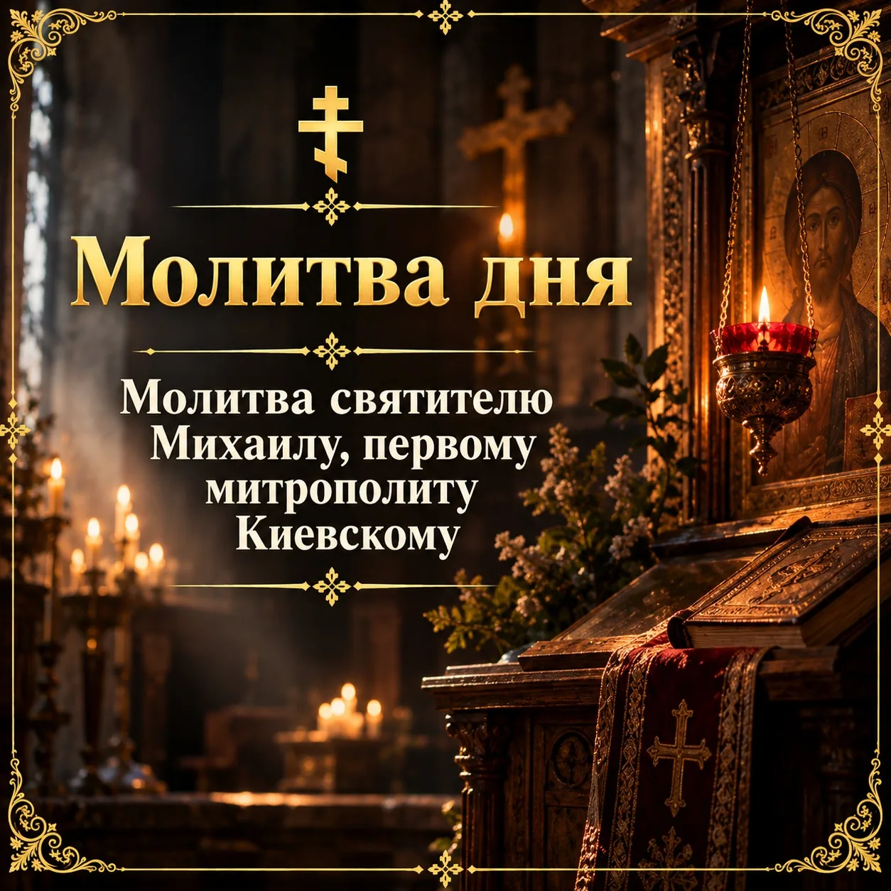 Молитва святителю Михаилу, первому митрополиту Киевскому