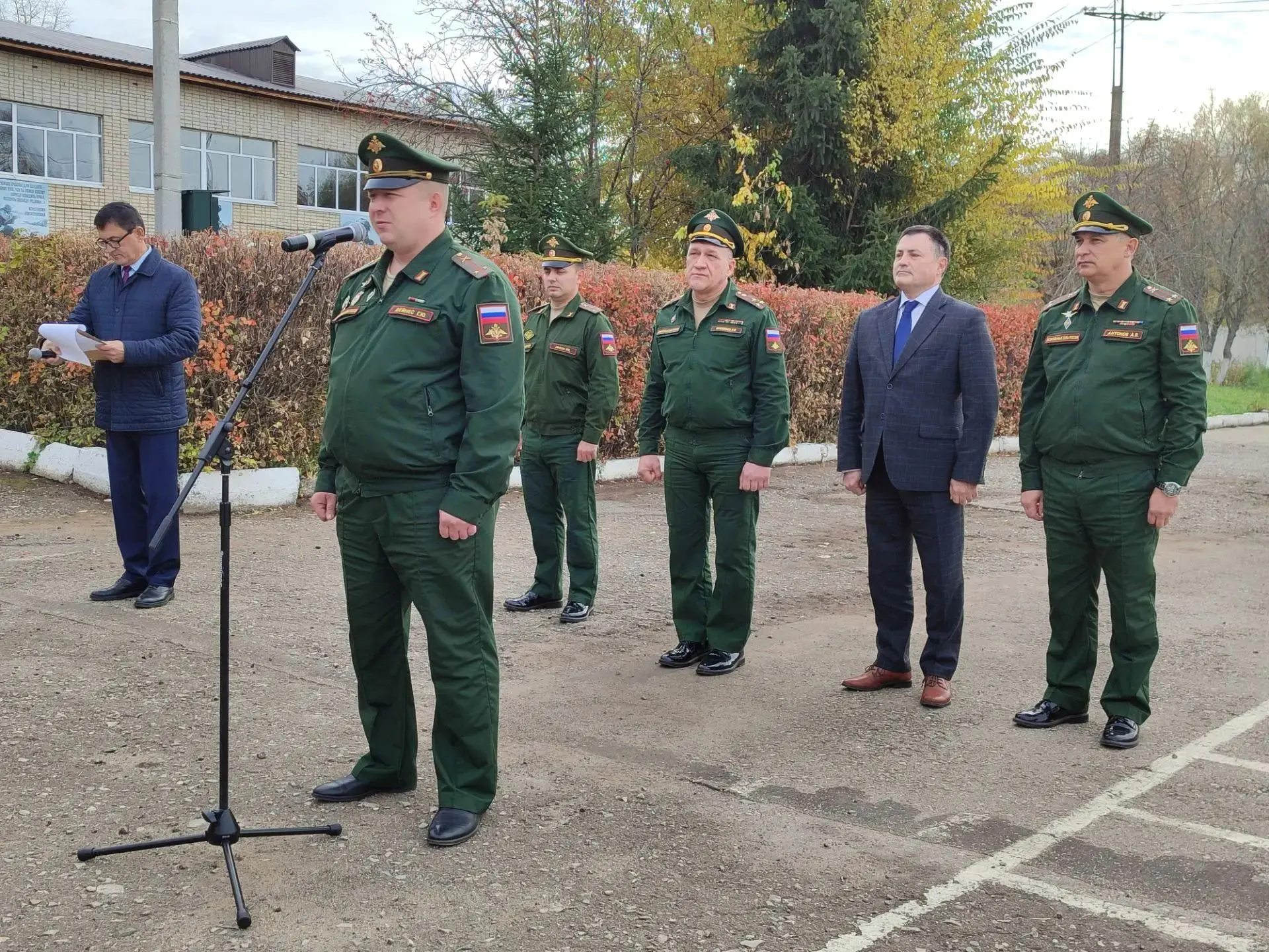 🇷🇺14 октября на Рузаевском сборном пункте военного комиссариата Мордовии  прошло меро...