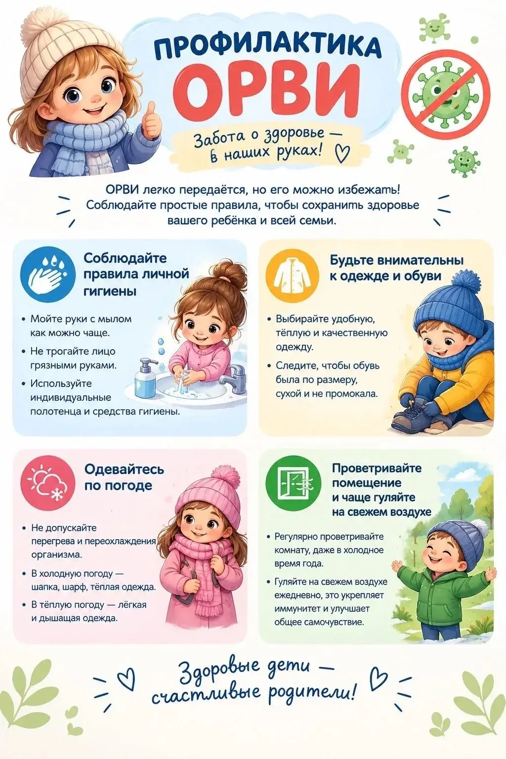 Профилактика ОРВИ🦠